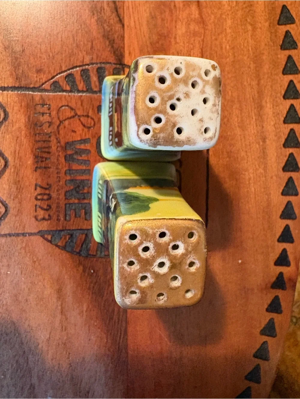 Vintage Mid Century Japanese Salt and Pepper Shakers